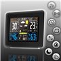 Retoo Station Météo Sans Fill multifonction avec capteur extérieur et écran couleur numérique, station météo radio avec prévisio