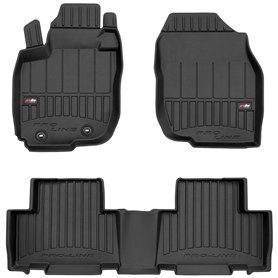 MOTOS Tapis de sol caoutchouc pour Toyota RAV4 III 2005-2012 Améliorez Votre Confort de Voyage avec Le tapis noir antidérapant A