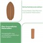 CAWI Planche d'équilibre pour enfants et adultes - Équipement de fitness pour la maison - Planche de surf + rouleau de fascia -