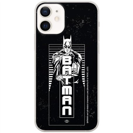 ERT GROUP Coque de téléphone Portable pour Iphone 12 Mini Original et sous Licence Officielle DC Motif Batman 041 Parfaitement a