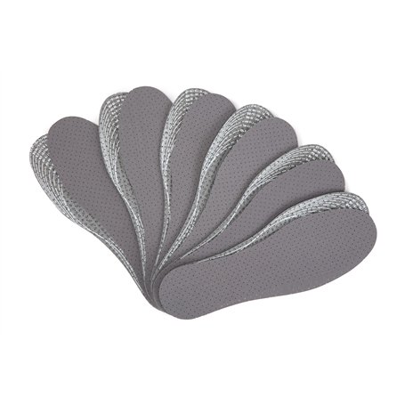 Semelles de chaussures pour hommes et femmes - Grey Fresh Pro Lot de 6 semelles épaisses pour chaussures et bottes de travail Se