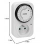 Virone MT-1 Programmateur Prise Electrique Mécanique 3500W Minuterie D'intervalle De 15 Minutes