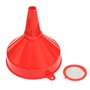 Alamor Universal Entonnoir Essence Carburant Diesel avec Filtre Moto Voiture Tracteur Camion Rouge