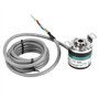 Encodeur Rotatif incrémental GTK3808 Encodeur Rotatif photoélectrique à Arbre Creux ABZ 3 Phase 1000 Impulsion 5V-24V Encodeur L