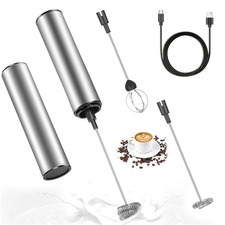 Mousseur à Lait Électrique Rechargeable USB