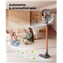 Fieety Aspirateur Balai sans Fil, 45Kpa/550W/60Min Aspirateur sans Fil Puissant avec Parfumé Recharge Murale Mode Automatique Tu