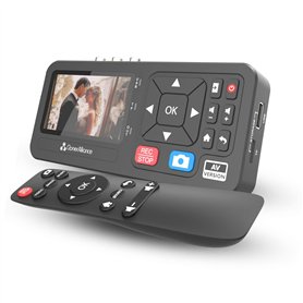 ClonerAlliance ViewLite AV - Convertisseur analogique numérique portable avec télécommande - Capture CVBS/S-vidéo/RCA/composite