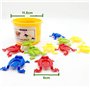 12 Pieces Jouet Assorti de Grenouille de Saut de Jouets Colorés Inspirent à Connaissance des Couleurs d'enfants