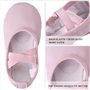 Chaussure De Ballet en Cuir Ballerine Demi Chaussures De Danse Yoga Gymnastique Pantoufles à Semelle Fendue pour Filles Femmes E