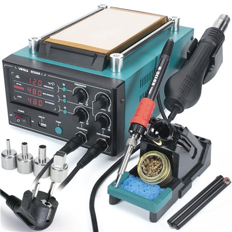 Station de réparation YIHUA 853AAA-I avec fer à souder