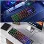 Rii | Clavier Gamer AZERTY FR | Nouveauté - USB - Clavier Filaire Rétroéclairé LED | PC Gaming PS4 PS5 Mac | Noir