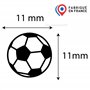 Tampon ballon football | Cachet encreur fidélité foot | 11mm | Stamp ink soccer | Ballon rond