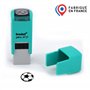 Tampon ballon football | Cachet encreur fidélité foot | 11mm | Stamp ink soccer | Ballon rond
