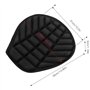 PENO Coussin de siège de Moto, Coussin de Selle de Moto Anti-Pression Confortable, Lavable Ergonomique pour Moto