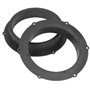 Shanrya Support de de Haut-parleurs de Voiture, Anneaux adaptateurs de Haut-Parleur 2 pièces/Ensemble Anti-Rayures décoratifs po