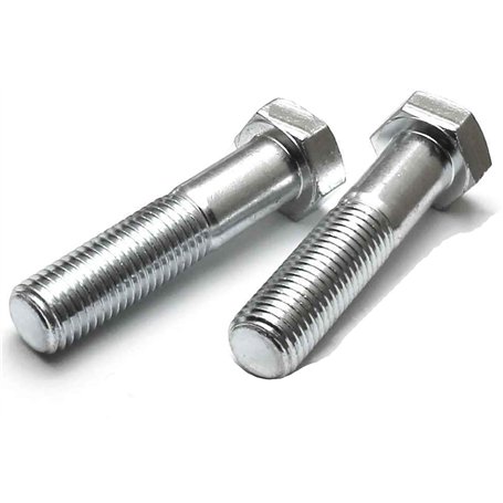 Lot de 2 boulons à tête hexagonale haute résistance – Plaqué zinc M16 Filetage de 16 mm de diamètre x 110 mm de long