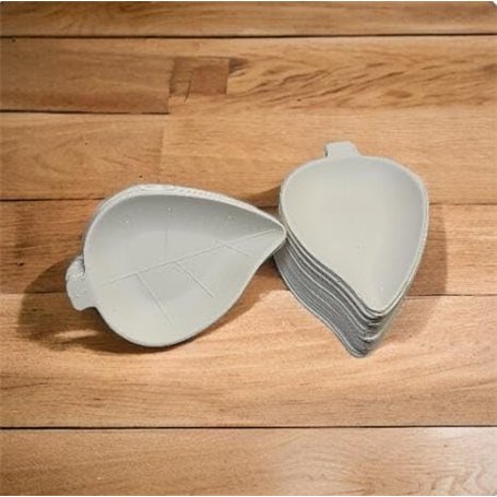 videoelectronics 50 PCS Bols d'apéritif jetables avec Feuille Biologique portions Individuelles Plateau d'apéritif pour Amuse-Gu