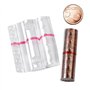 Kit de 80 blisters conteneurs assortis (10 par coupure) en plastique transparent pour pièces de monnaie