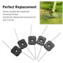 5 Pièces 150 mm Tete Débroussailleuse Accessoires pour Coupe-Bordures Plastique et Fil Tête de Coupe-Bordure