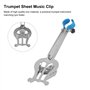 Generic Fourchette pour Trompette Pince à Musique Portative pour Lyre de Marche Sur Support Acce