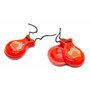 CASTANETS CASTAGLES ESPAGNONOLES ROUGE POUR ADULTS tout le bois fait à la main