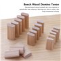 Tenon Domino 50 Pièces, 6 X 40 Mm, Tenons Amples en Bois de Hêtre pour Systèmes de Menuiserie à Tenons Lâches, épissage de Meubl