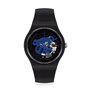 Swatch Montre New Gent Bioceramic Lacquered SO32B109 Time to Blue BIG