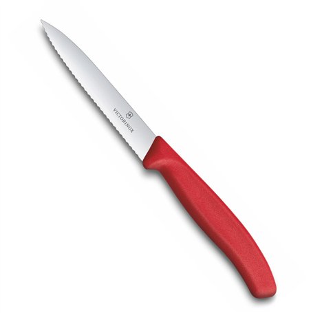 Victorinox 6.7731 Couteau d’Office avec Lame Pointue/Tranchant denté