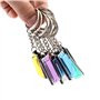 HUANIZI Porte-clés Harmonica coloré 8 tons 4 trous pour porte-clés harmonique porte-clés porte-clés sac pendentif harmonica port