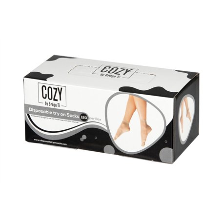 Lot de 120 paires de chaussettes jetables