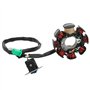 Remplacement de Bobine de Stator, Générateur D'allumage de Stator Magnéto 8 Pôles 8 Bobines pour Scooters Chinois ATV Go Kart Cy