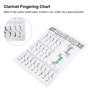 Tableau des doigtés de clarinette, affiche d'accords de clarinette pratique pour la salle de groupe pour la salle de classe(Feui
