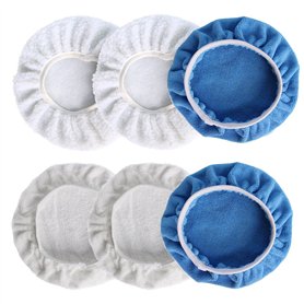 Lot de 6 chiffons de polissage pour voiture 220 mm - 250 mm