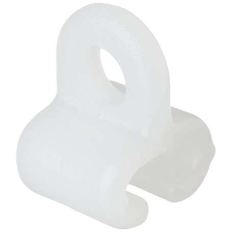 Lampa 97114 Crochet Coulissant pour rails de rideaux y - Pack de 25 pièce