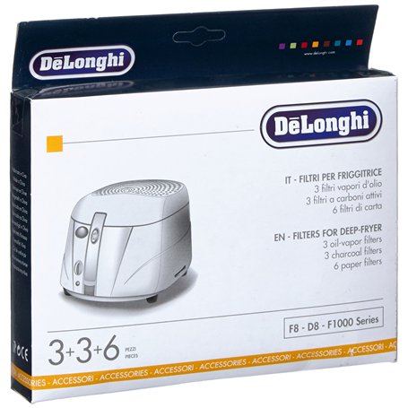 De'Longhi Kit de filtres pour friteuse de la série F8-F1000