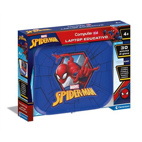Clementoni Marvel Spiderman Ordinateur Portable - Jeu Éducatif 4 Ans