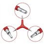 Clé universelle hexagonale pour vélo – Kit d'entretien essentiel pour vélo de route et vélo de montagne – Boutons 4/5/6 – Tourne