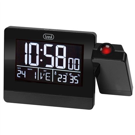 Horloge de table Trevi 0088400 Noir (1 Unité)