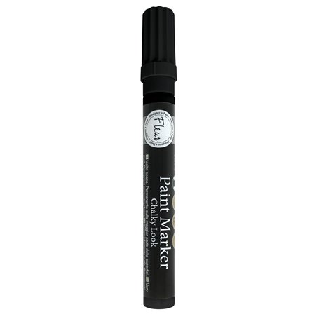 Fleur Paint Marker noir mat de sont des marqueurs à base d'eau effet craie parfaits pour personnaliser n'importe quel objet déco