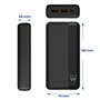 Powerbank Eminent EW1163 Noir 20000 mAh