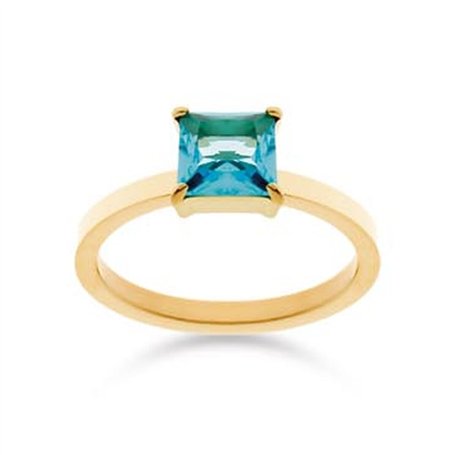Bague Femme LIU JO LJ2437M18 18 Doré Bleu