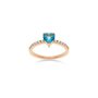 Bague Femme LIU JO LJ2440M18 18 Or rose Bleu