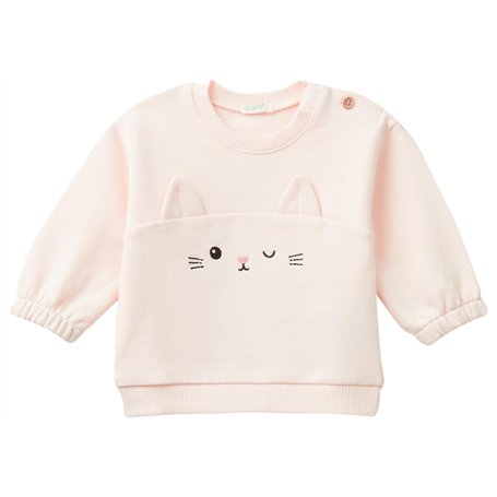 United Colors of Benetton Maillot G/C M/L 3j70a1058 Sweatshirt à Capuche