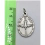 MÉDAILLE OVALE DU SAINT-ESPRIT (LA COLOMBE DU SAINT-ESPRIT) - LES MÉDAILLES DES SAINTS PATRONS - 100% FABRIQUÉ EN ITALIE