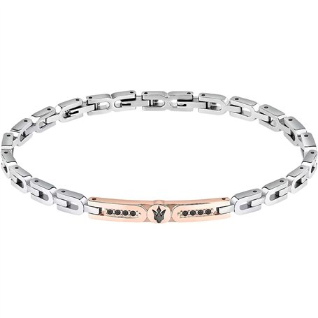 Bracelet Homme Maserati ICONIC Acier inoxydable Argenté