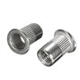 Alamor 50Pcs M6 Filetage Ecrou Rivet Rivnut Insert Serti 304 INOX