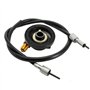 Cable De Compteur Scooter Engrenage D'Entraînement De Compteur De Vitesse 12Mm avec Le Câble Gy6 Compteur De Vitesse De Transmis