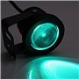 Projecteur LED sous-marin avec télécommande, Yacht de bateau marin 10W 12V RGB LED Spot sous-marin lampe d'aquarium d'étang étan
