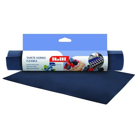Ibili 860021 Tapis Four 40 x 30 cm 100% Silicone Blueberry