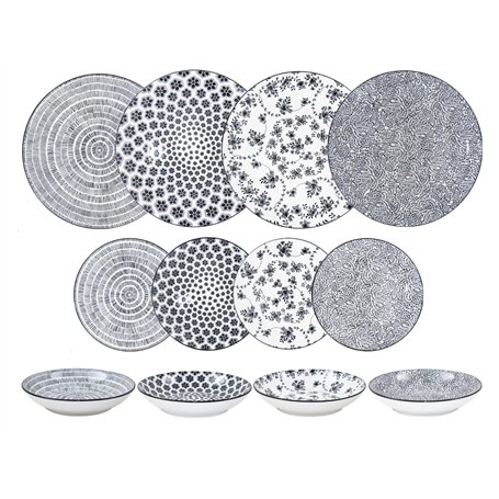 IBILI - Service de table 12 pièces Armonia noir